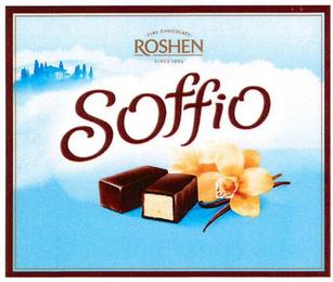 SOFFIO FINE CHOCOLATE ROSHEN SINCE 1996 trademark