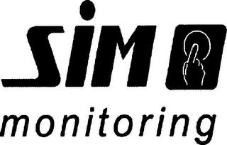 SIM MONITORING trademark