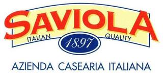 SAVIOLA ITALIAN QUALITY 1897 AZIENDA CASEARIA ITALIANA trademark