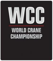 WCC WORLD CRANE CHAMPIONSHIP trademark