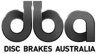 DBA DISC BRAKES AUSTRALIA trademark