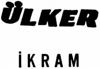 ÜLKER IKRAM trademark