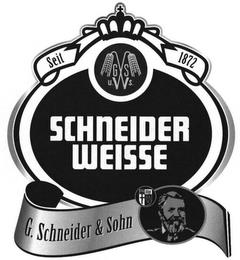 SCHNEIDER WEISSE G. SCHNEIDER & SOHN SEIT 1872 GSU.WS. trademark