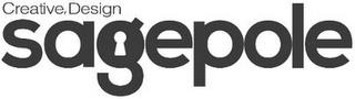 CREATIVE, DESIGN SAGEPOLE trademark