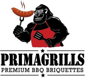 PRIMAGRILLS PREMIUM BBQ BRIQUETTES trademark