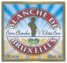 BLANCHE DE BRUXELLES BIÈRE BLANCHE WHITE BEER trademark