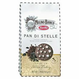 MULINO BIANCO BARILLA PAN DI STELLE COCOA COOKIE WITH ICED SUGAR STARS PREMIUM ITALIAN BAKERY PRODUCT OF ITALY trademark