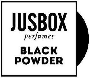 JUSBOX PERFUMES BLACK POWDER trademark