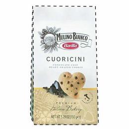 MULINO BIANCO BARILLA CUORICINI CHOCOLATE CHIP HEART-SHAPED COOKIE PREMIUM ITALIAN BAKERY PRODUCT OF ITALY trademark