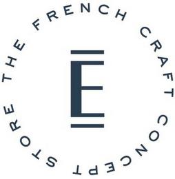 E THE FRENCH CRAFT CONCEPT STORE trademark