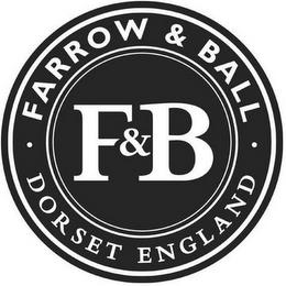 F&B · FARROW & BALL · DORSET ENGLAND trademark