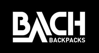 BACH BACKPACKS trademark