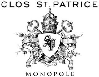 CLOS ST PATRICE SP MONOPOLE trademark