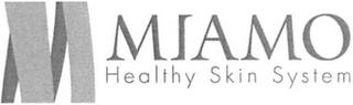 M MIAMO HEALTHY SKIN SYSTEM trademark