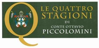 Q LE QUATTRO STAGIONI DI CONTE OTTAVIO PICCOLOMINI trademark