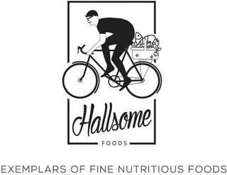 HALLSOME FOODS EXEMPLARS OF FINE NUTRITIOUS FOODS trademark