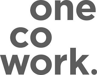 ONE CO WORK. trademark