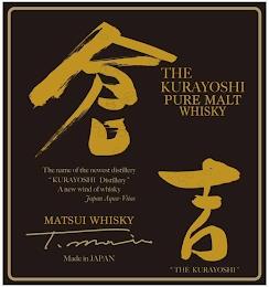 THE KURAYOSHI PURE MALT WHISKY trademark