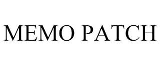 MEMO PATCH trademark