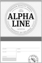 ALPHA LINE trademark