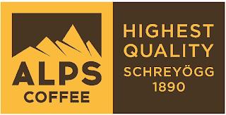 ALPS COFFEE HIGHEST QUALITY SCHREYÖGG 1890 trademark