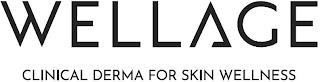 WELLAGE CLINICAL DERMA FOR SKIN WELLNESS trademark