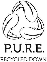 P.U.R.E. RECYCLED DOWN trademark