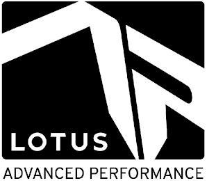 LOTUS AP ADVANCED PERFORMANCE trademark