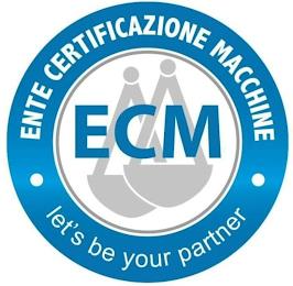 ECM ENTE CERTIFICAZIONE MACCHINE LET'S BE YOUR PARTNERE YOUR PARTNER trademark