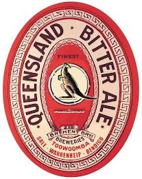 QUEENSLAND BITTER ALE FINEST BREHENY BROS BREWERIES ALE TOOWOOMBA SALE - WARRENHEIP - BENDIGO trademark