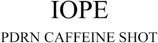 IOPE PDRN CAFFEINE SHOT trademark