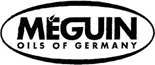 MÉGUIN OILS OF GERMANY trademark