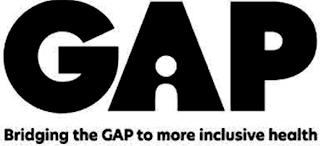 GAP BRIDGING THE GAP TO MORE INCLUSIVE HEALTH trademark