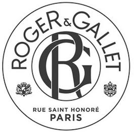 RG ROGER & GALLET RUE SAINT HONORÉ PARIS trademark