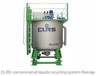 CLRS CONTAMINATED LIQUIDS RECYCLING SYSTEM REENGS trademark