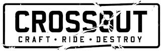 CROSSOUT CRAFT - RIDE - DESTROY trademark