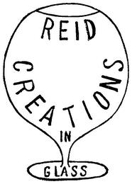 REID CREATIONS IN GLASS trademark