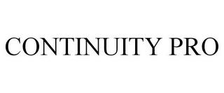 CONTINUITY PRO trademark