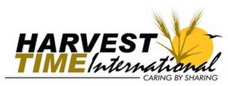 HARVEST TIME INTERNATIONAL CARING BY SHARING trademark