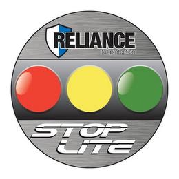 RELIANCE FALL PROTECTION STOP LITE trademark