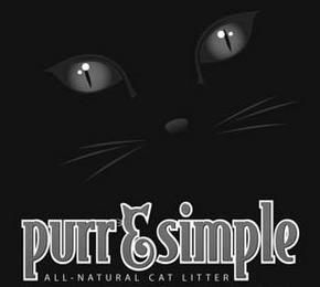 PURR & SIMPLE ALL-NATURAL CAT LITTER trademark