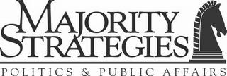 MAJORITY STRATEGIES, POLITICS & PUBLIC AFFAIRS trademark