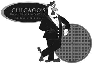 CHICAGO'S HOME OF CHICKEN & WAFFLES ·ESTABLISHED 2008· trademark