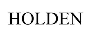 HOLDEN trademark