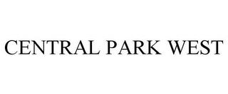 CENTRAL PARK WEST trademark