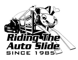 RIDING THE AUTO SLIDE SINCE 1985 trademark