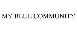 MY BLUE COMMUNITY trademark