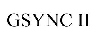 GSYNC II trademark