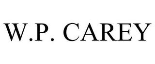 W.P. CAREY trademark