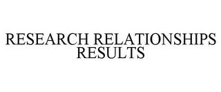 RESEARCH RELATIONSHIPS RESULTS trademark